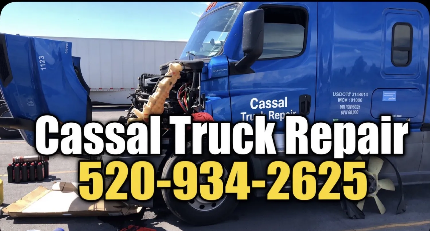 Cassal Truck Repair 24/7 mobile semi truck and diesel repair in Tucson, AZ - call (520) 934-2625
